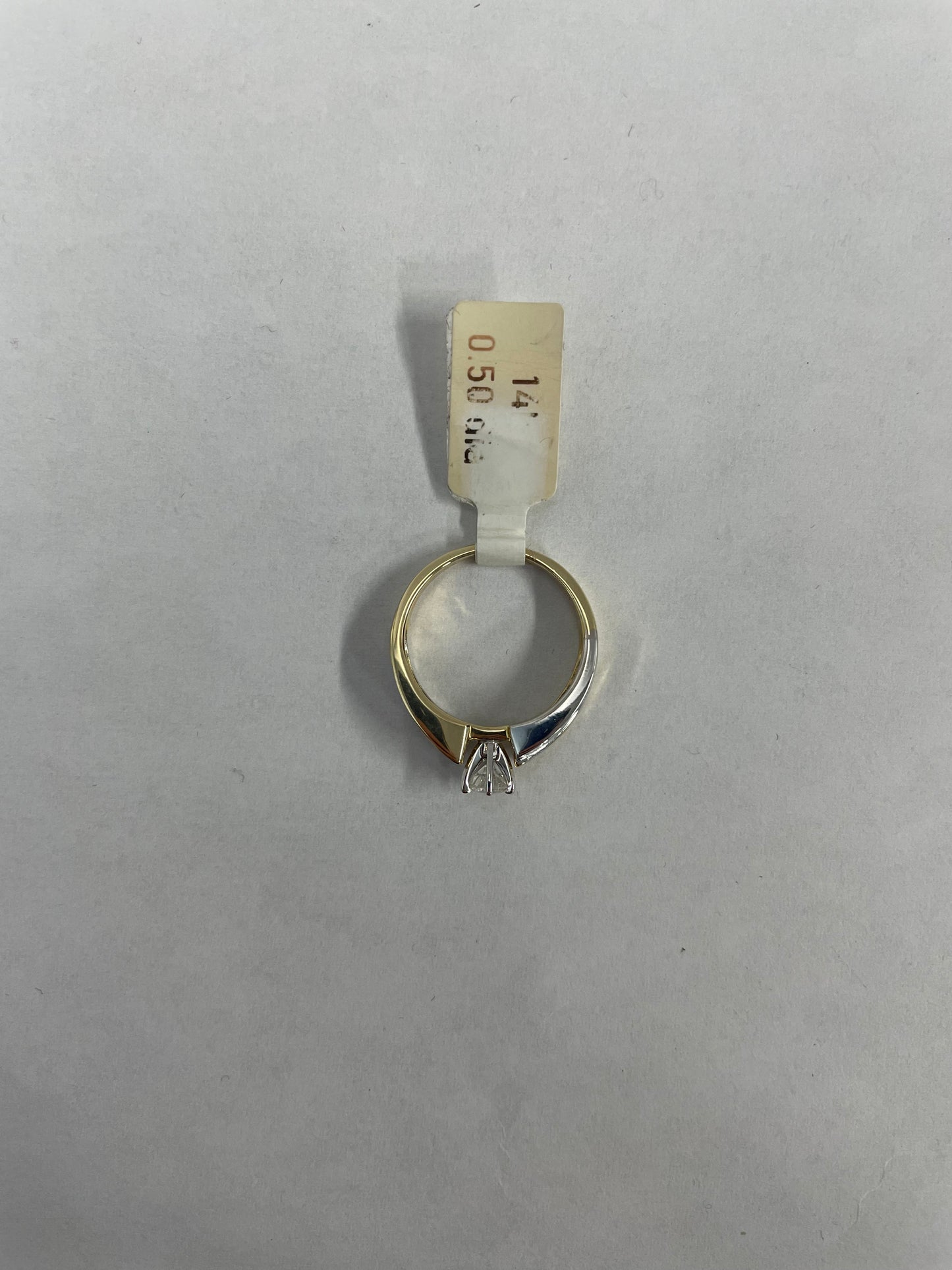 Two-Tone 14k Gold Diamond Ring