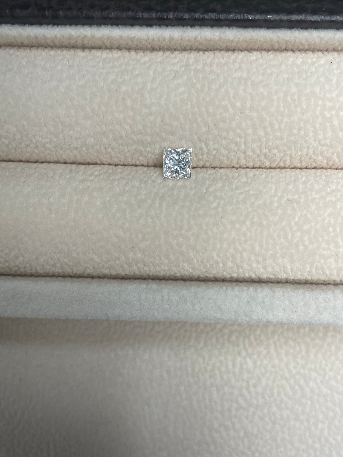 0.71 Ct GIA Certified Natural Diamond Princess Cut Stone