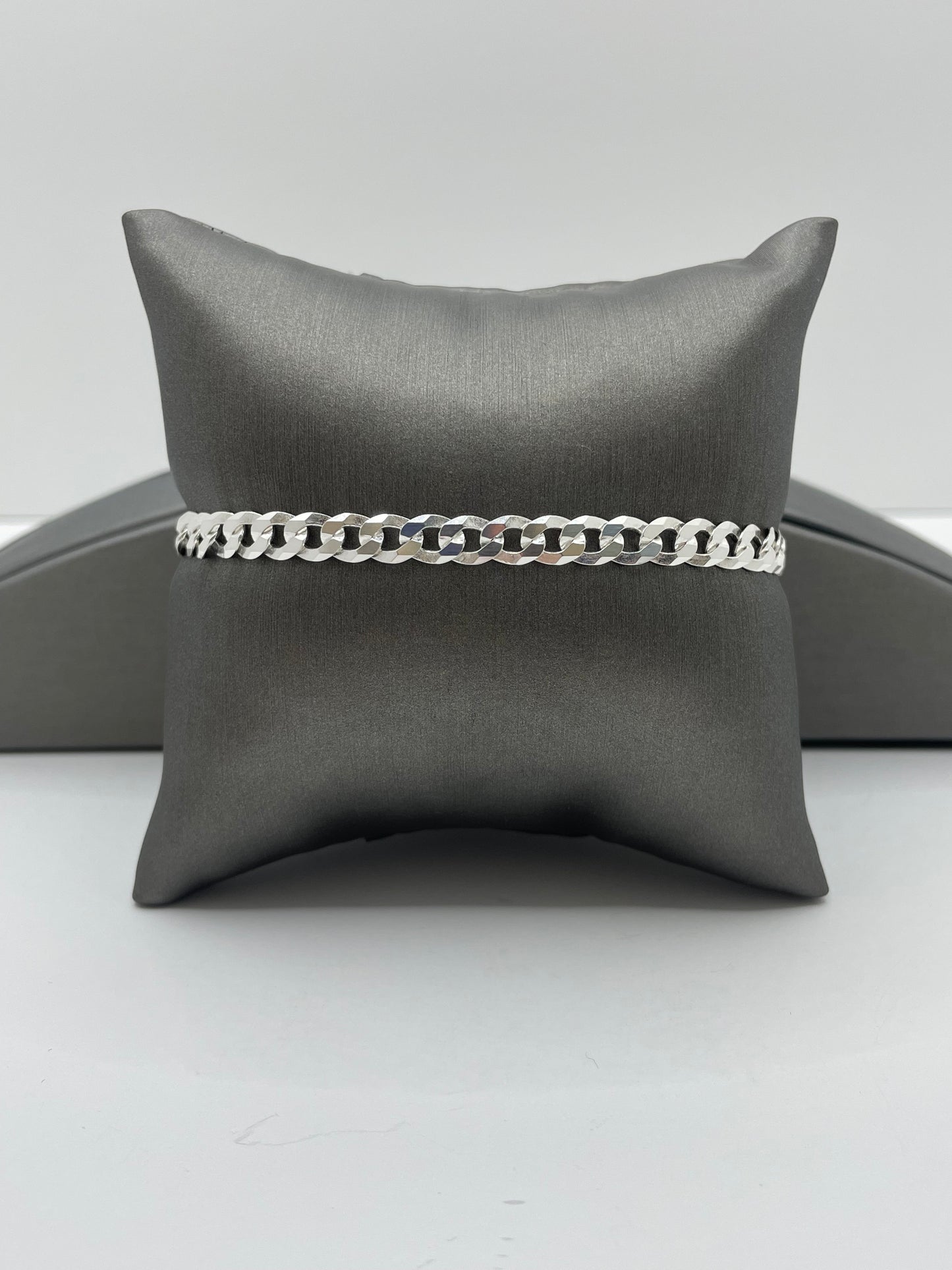 Curb Link Bracelet .925 Silver 8 inch