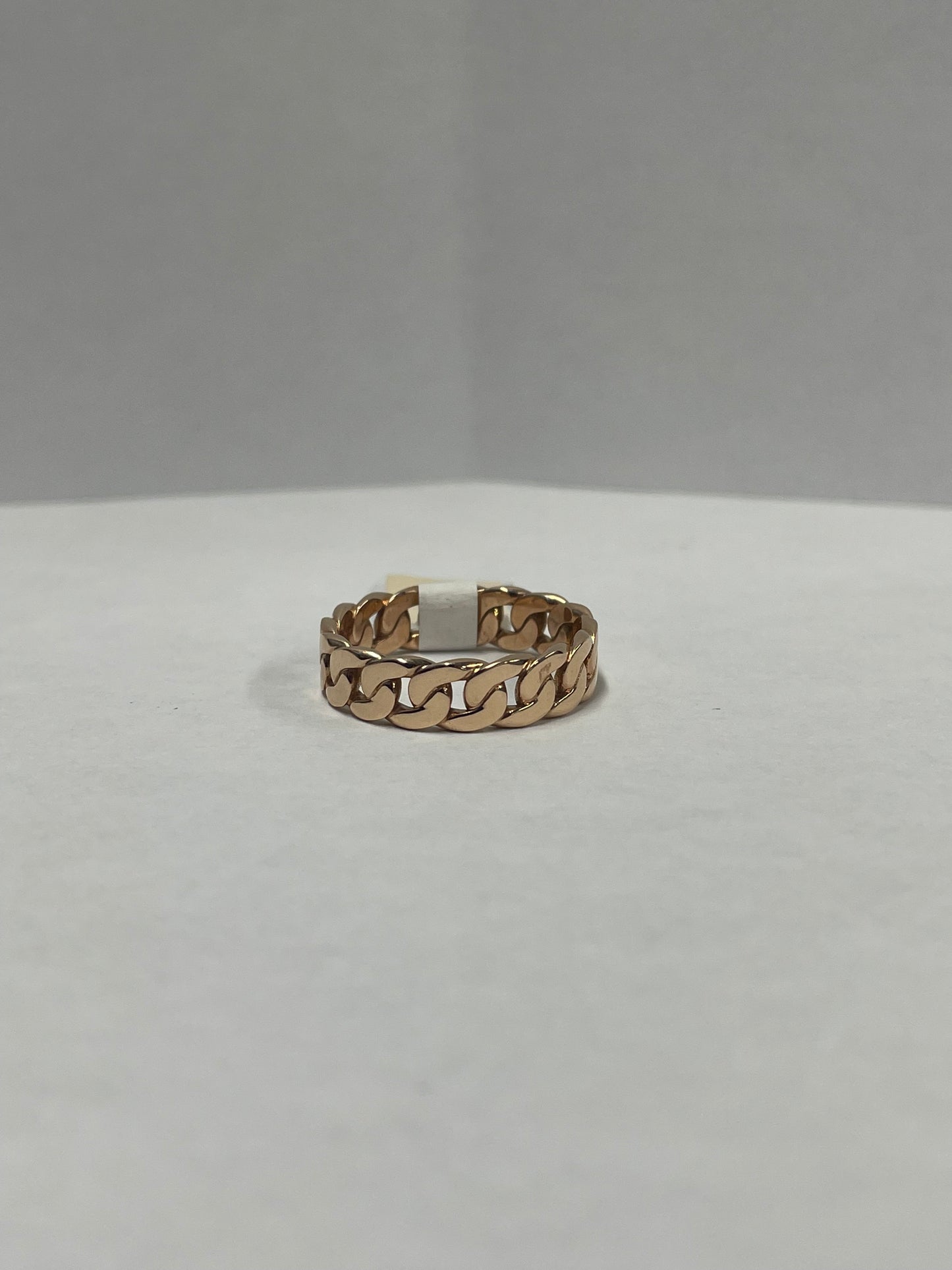 14k Rose Gold - Cuban Link Ring