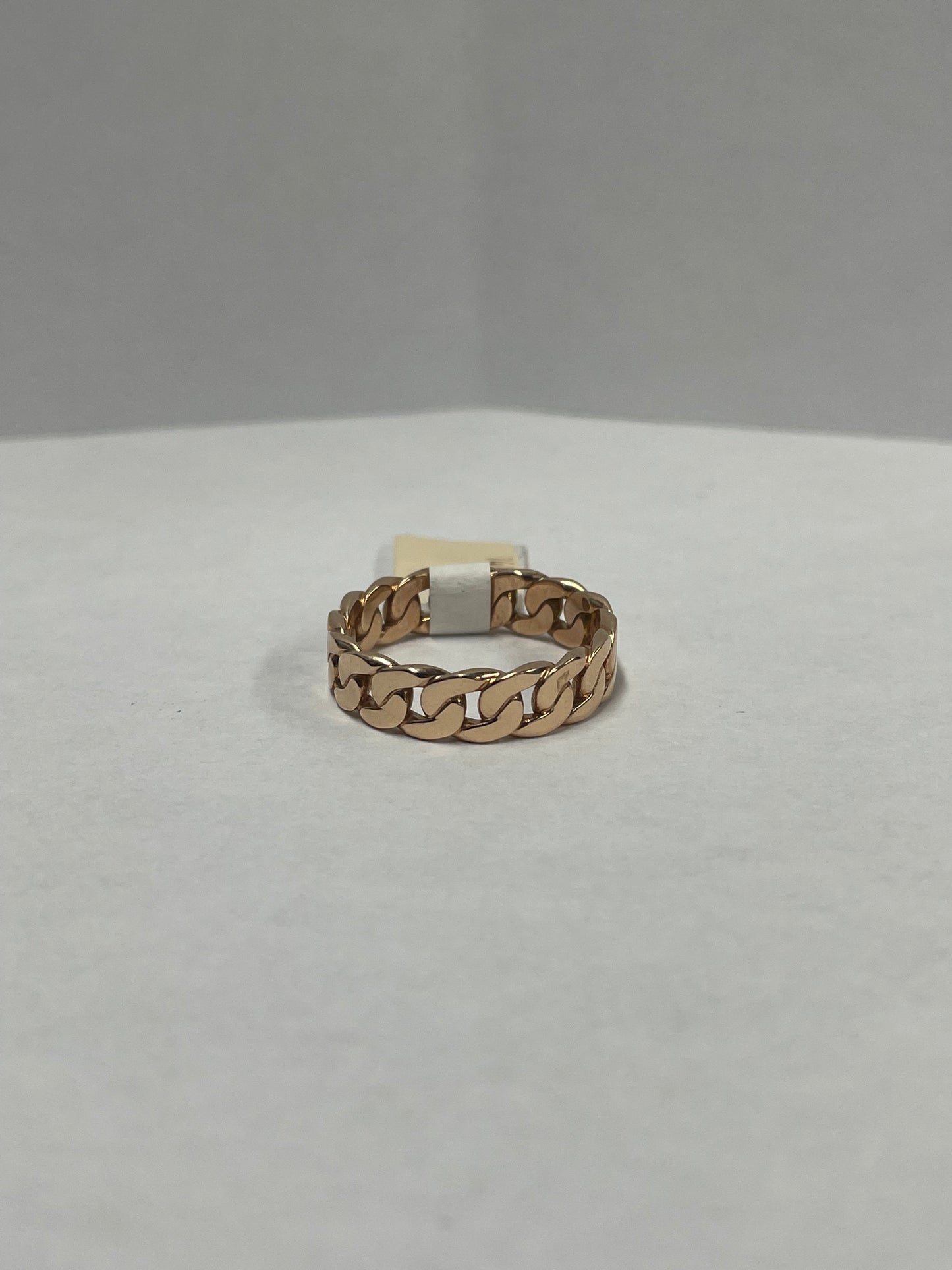 14k Rose Gold - Cuban Link Ring