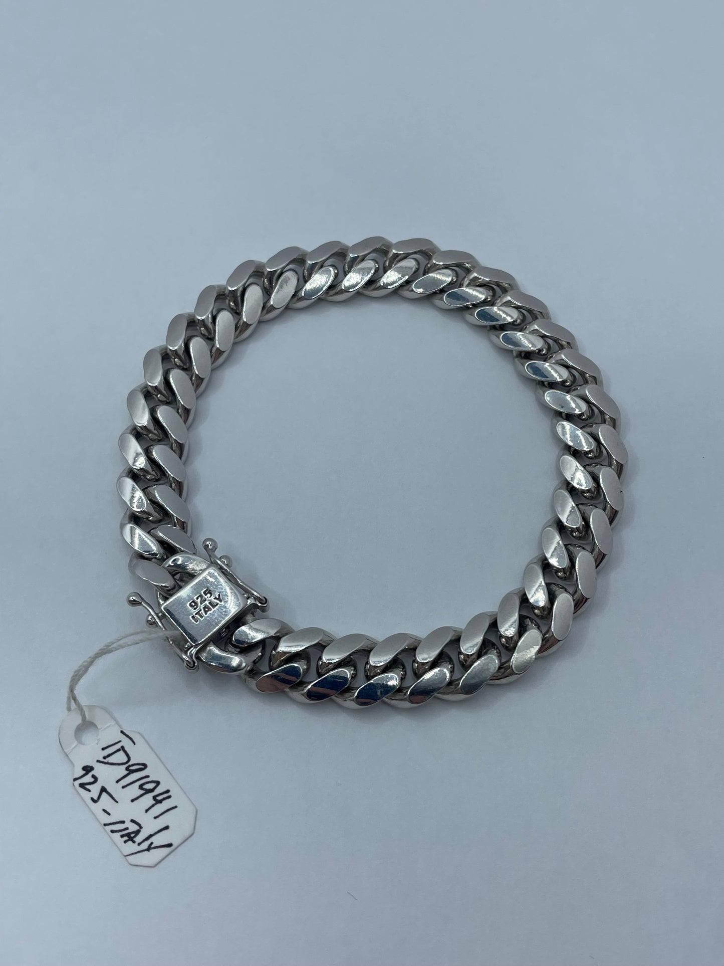 Miami Cuban Bracelet .925 Silver 8 inch