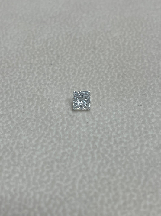 0.71 Ct GIA Certified Natural Diamond Princess Cut Stone