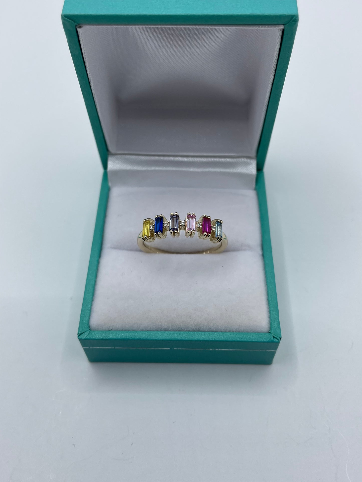 14k Gold Mothers Ring Birthstone Ring