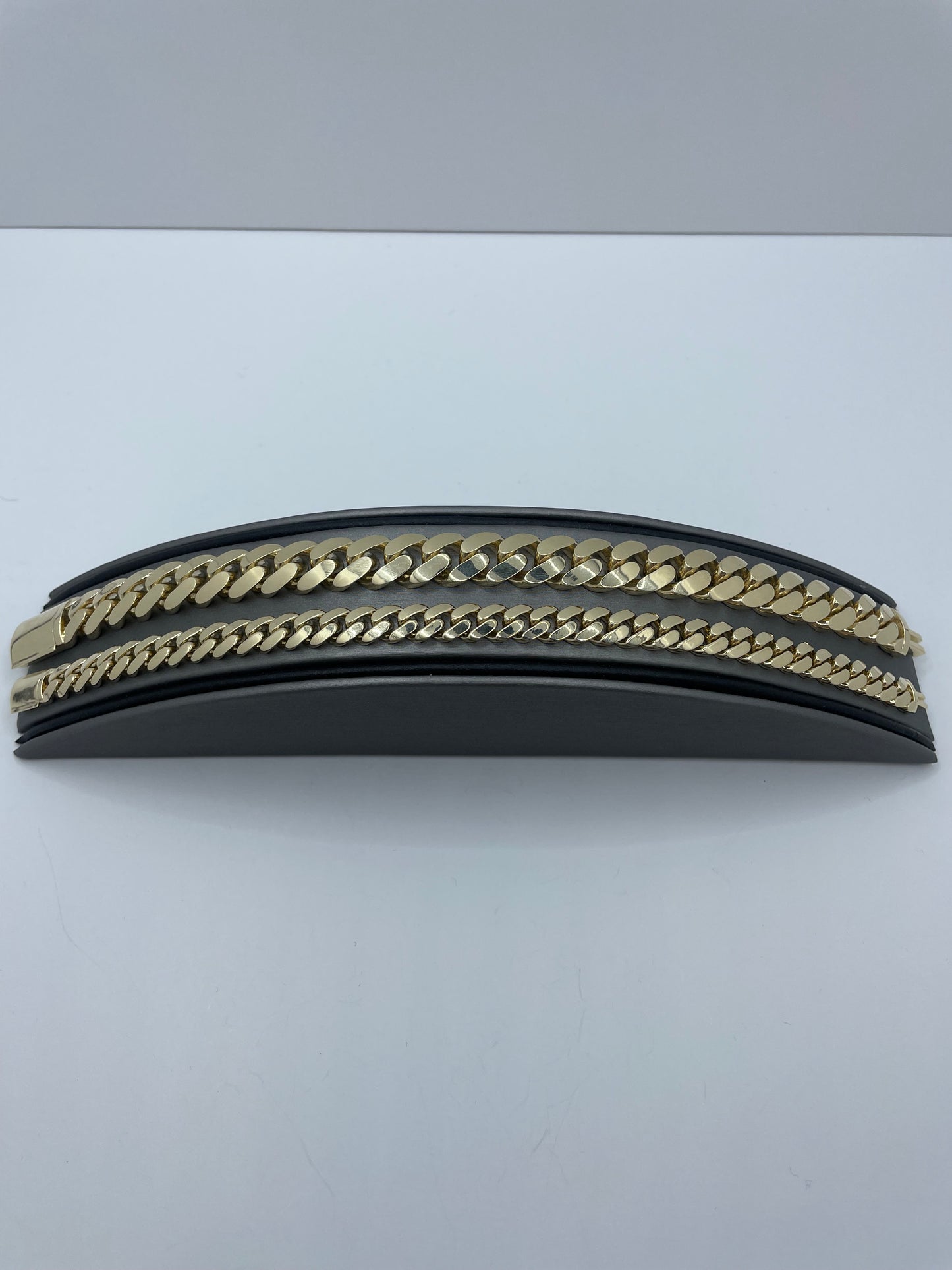 14k Yellow Gold Miami Cuban Link Bracelet 8.5 inch