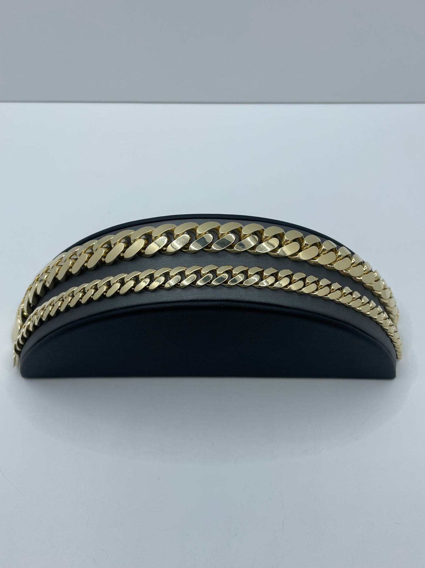 14k Yellow Gold Miami Cuban Link Bracelet 8.5 inch