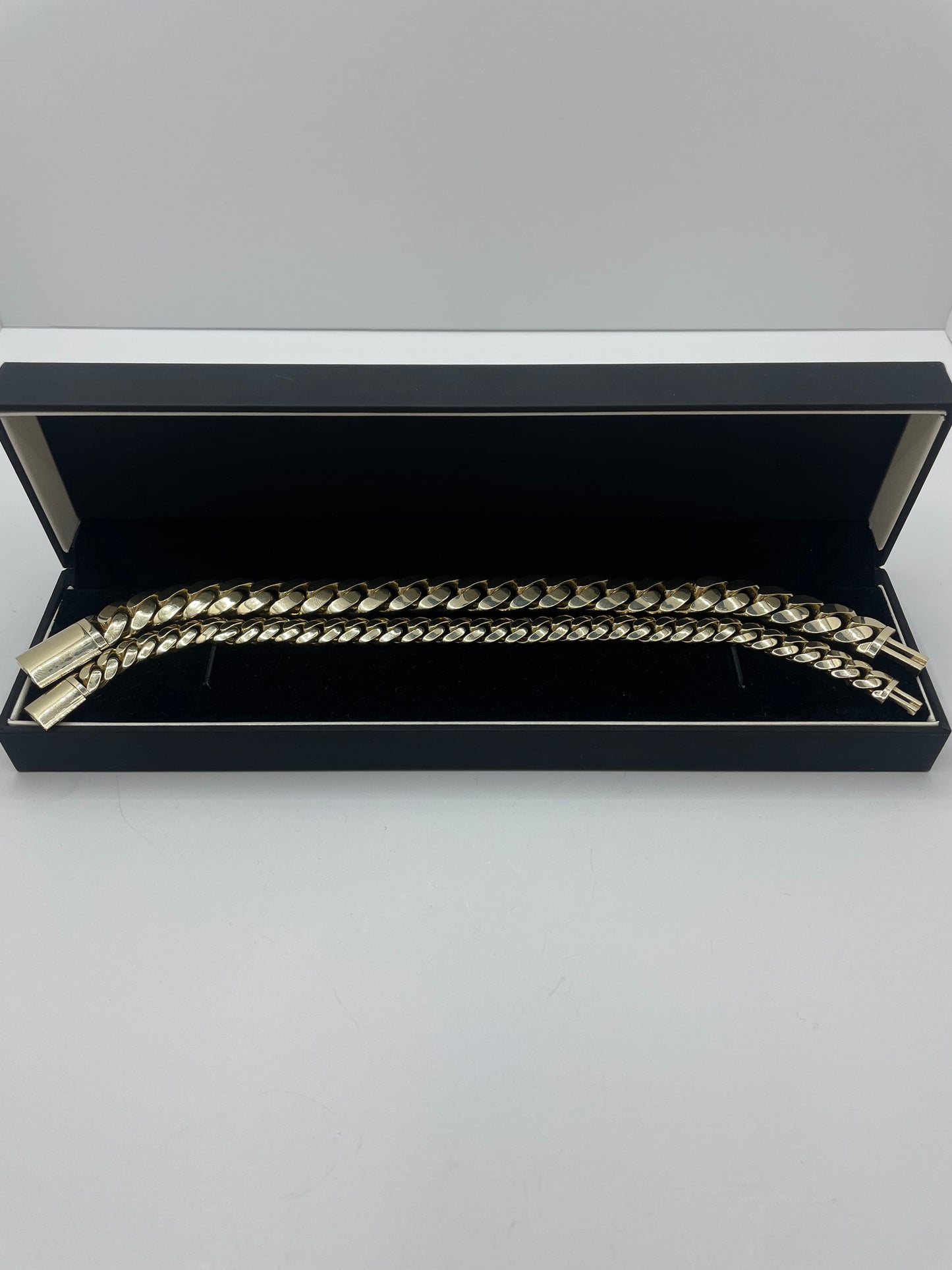 14k Yellow Gold Miami Cuban Link Bracelet 8.5 inch