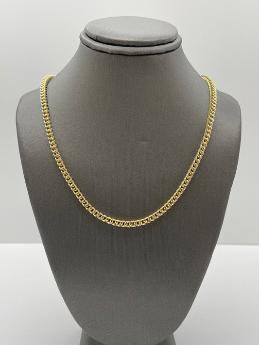 14k Yellow Gold Franco Link Chain 20 inch