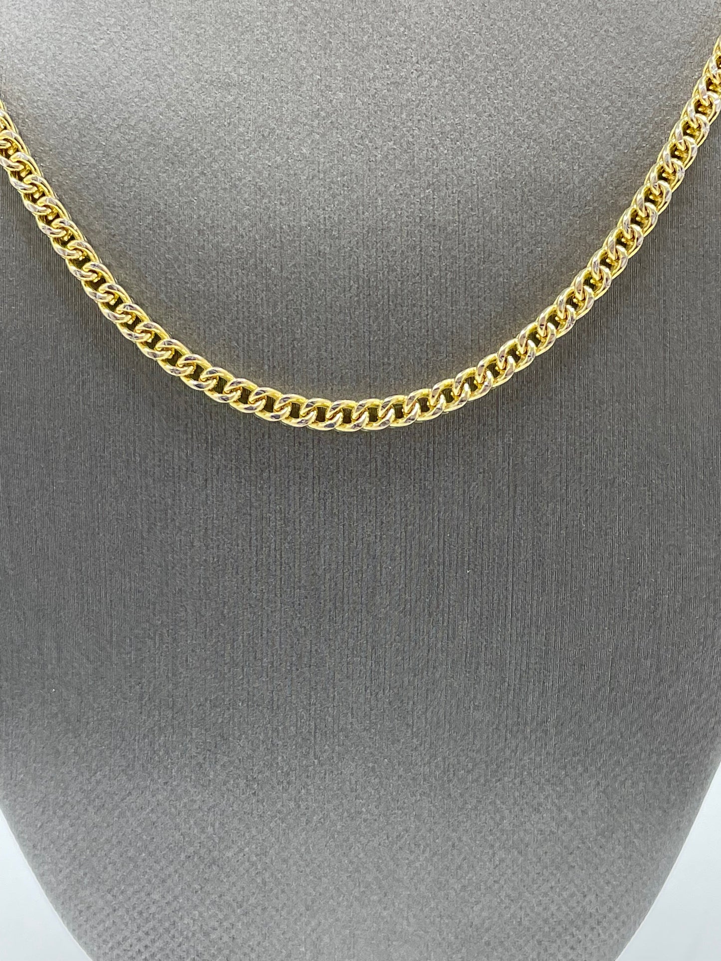 14k Yellow Gold Franco Link Chain 20 inch