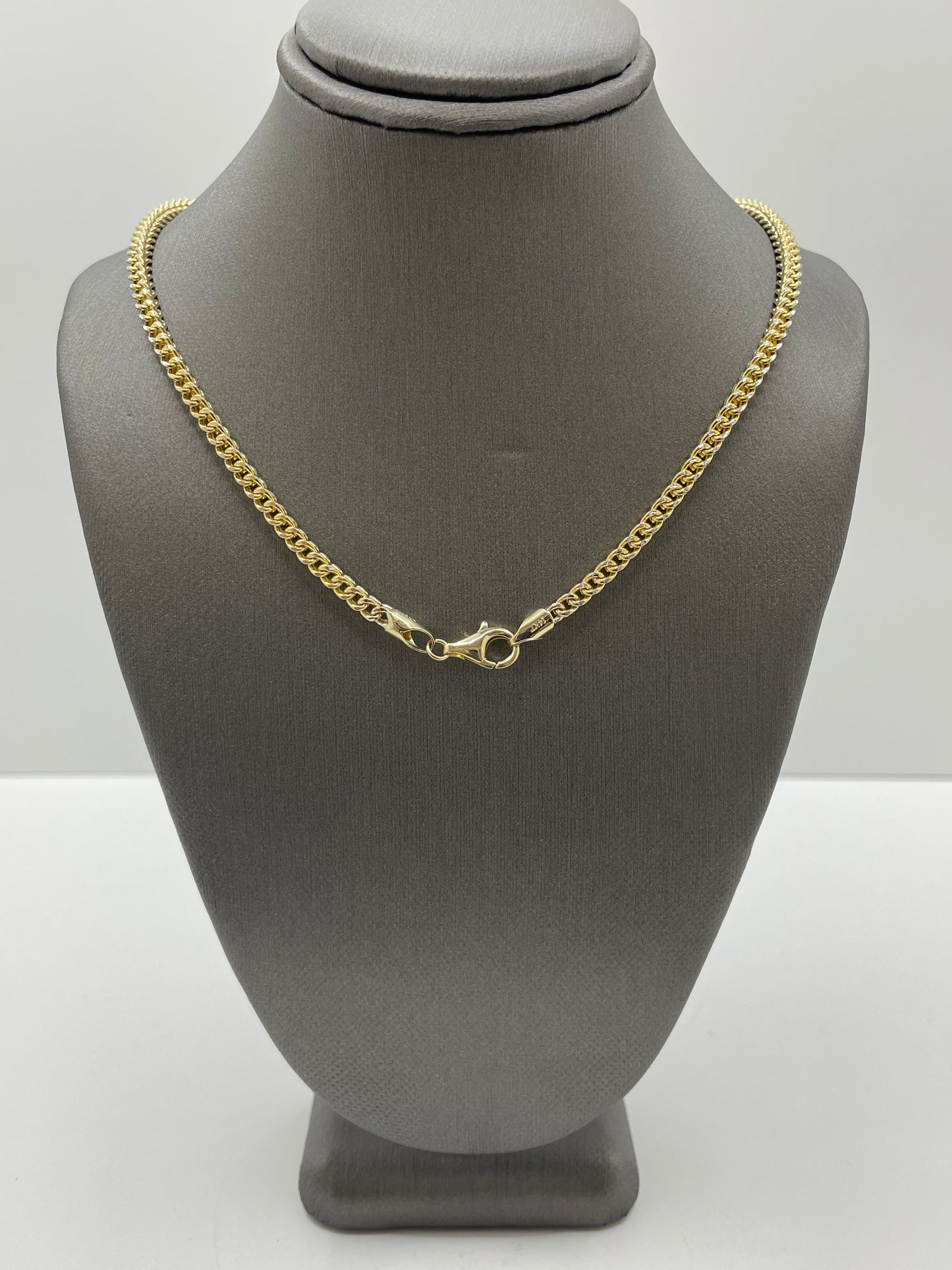 14k Yellow Gold Franco Link Chain 20 inch