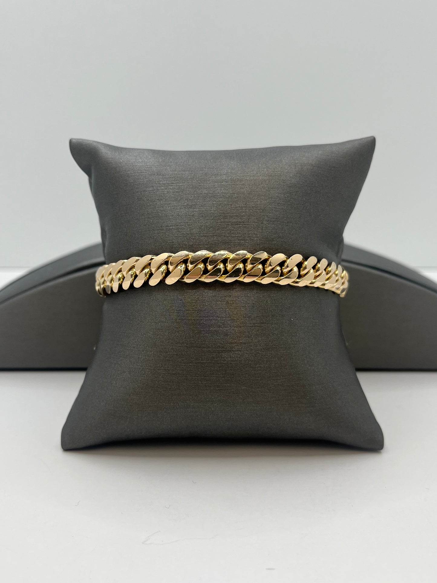 10k Yellow Gold Miami Cuban Bracelet 7 inch