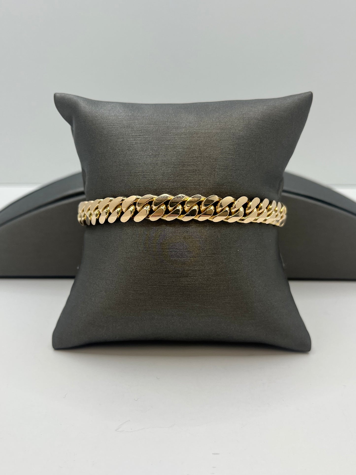 10k Yellow Gold Miami Cuban Bracelet 7 inch