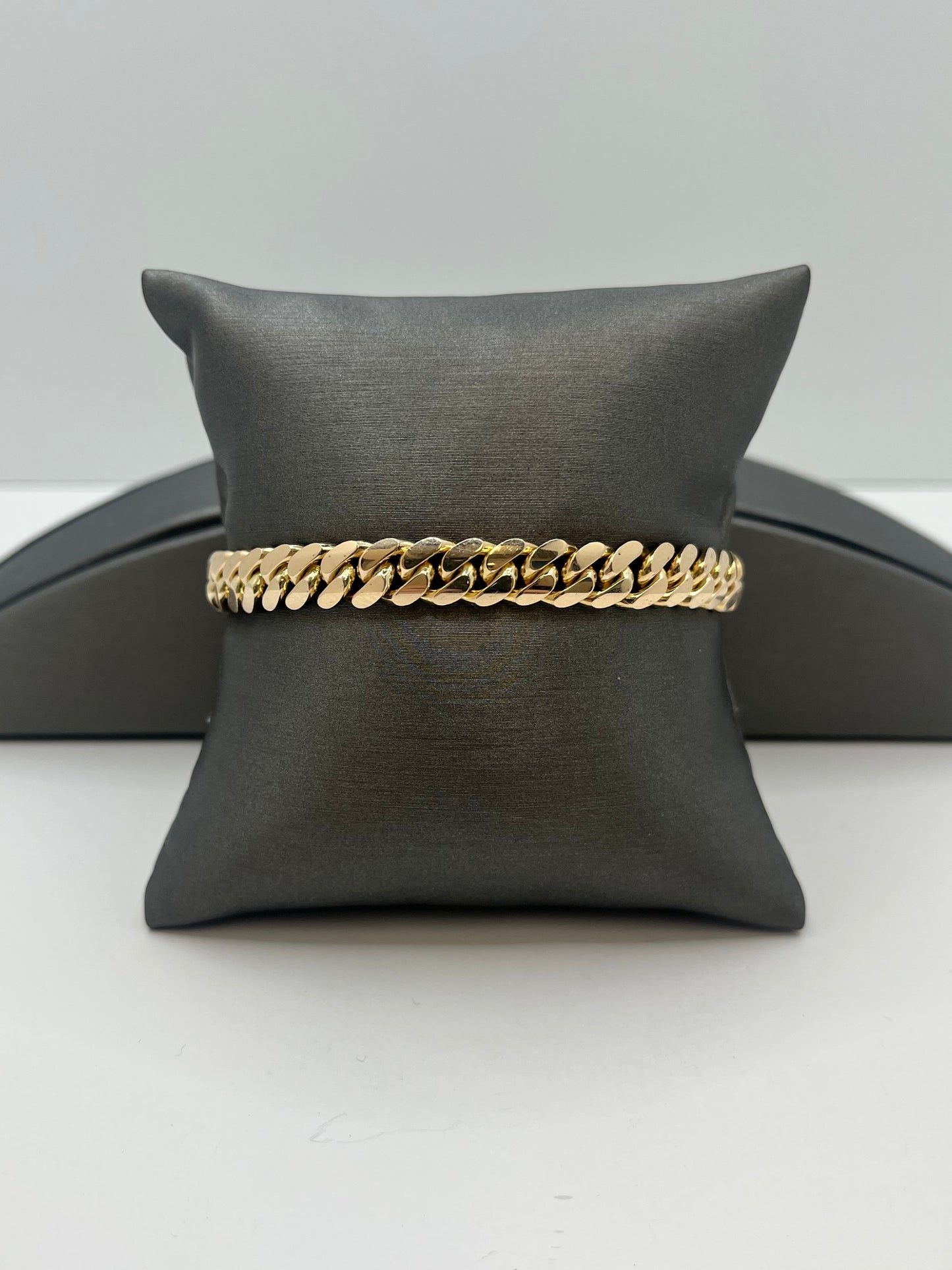 10k Yellow Gold Miami Cuban Bracelet 7 inch