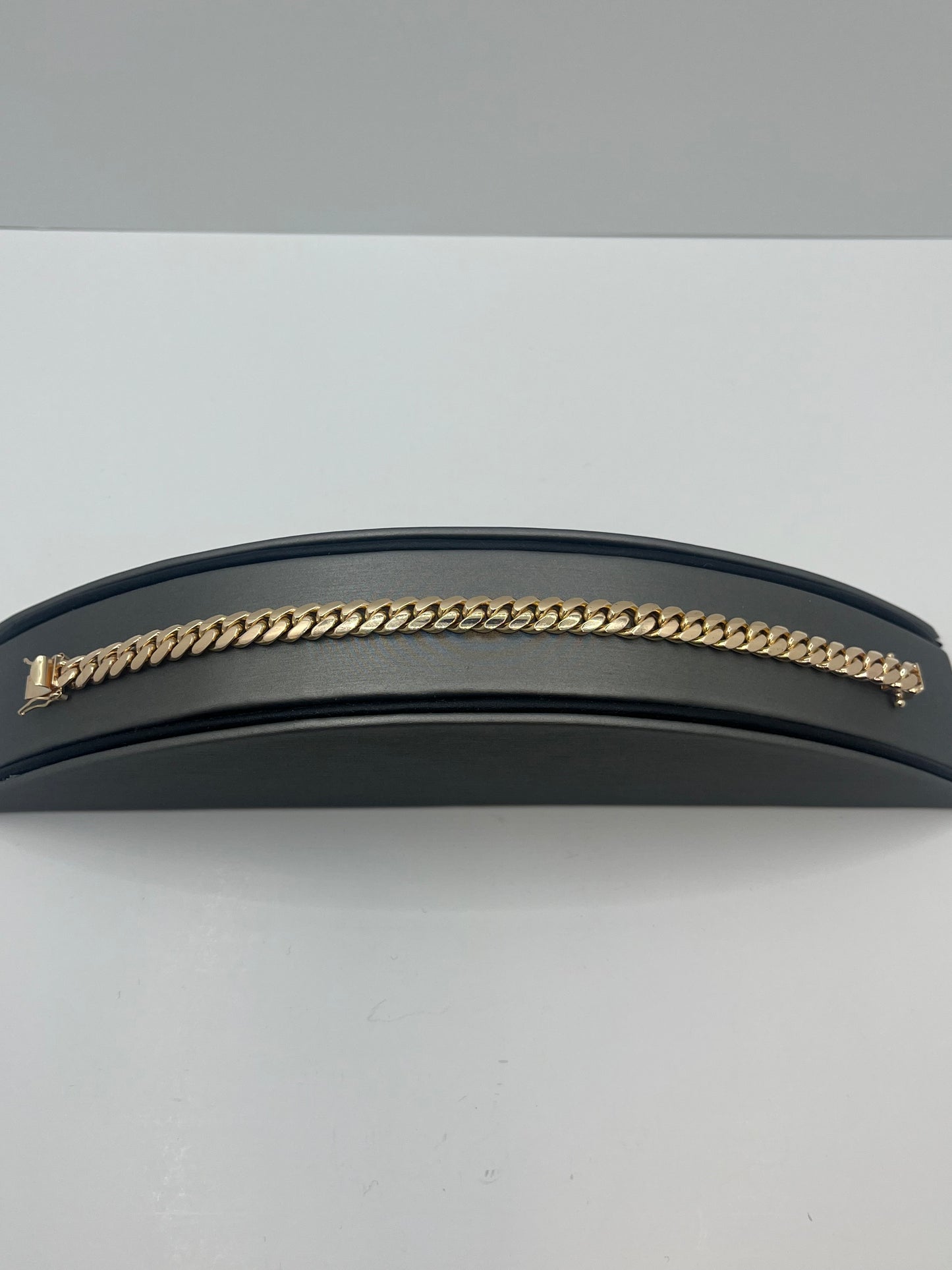 10k Yellow Gold Miami Cuban Bracelet 7 inch