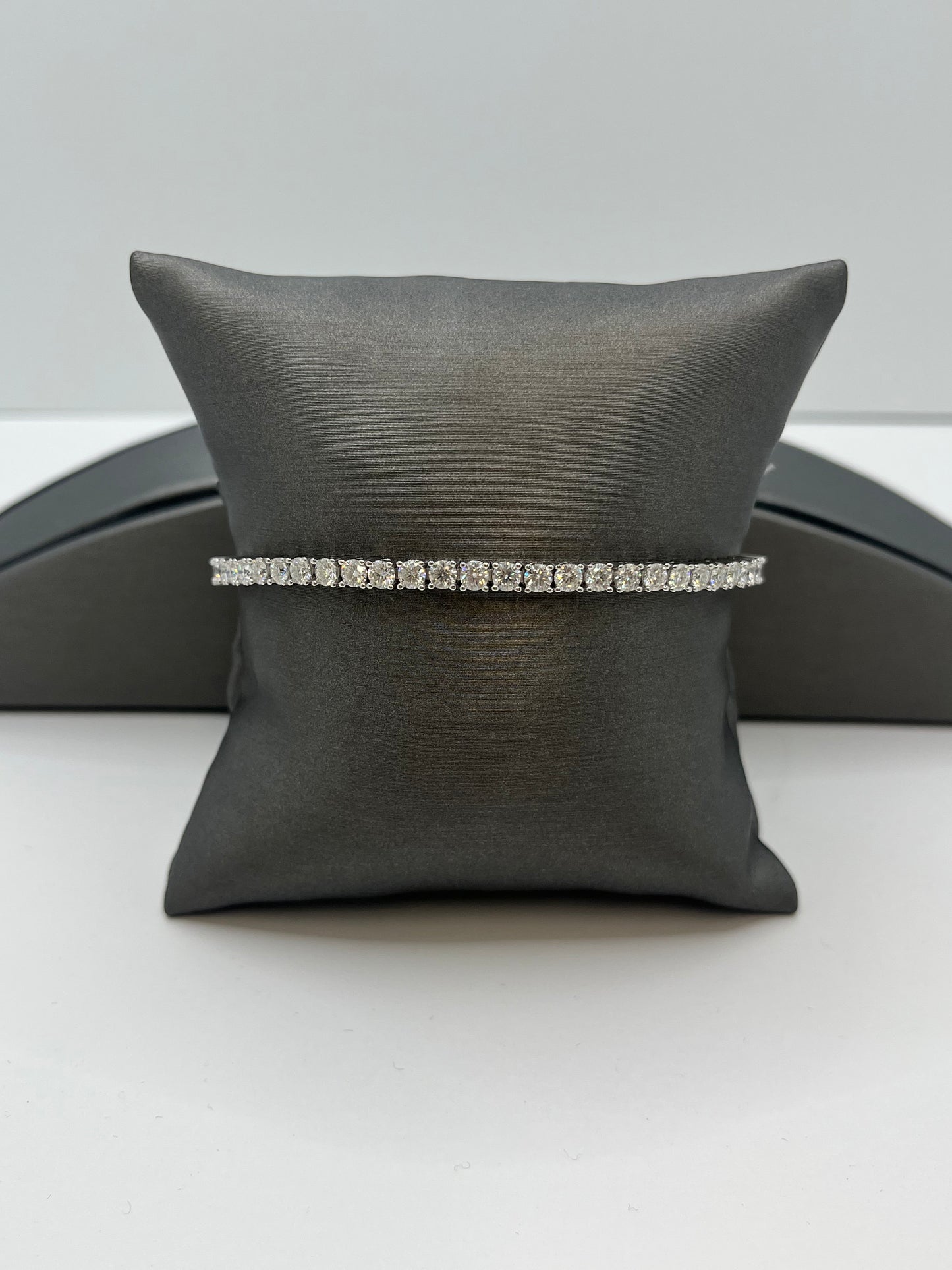 Moissanite Tennis Bracelet .925 Silver