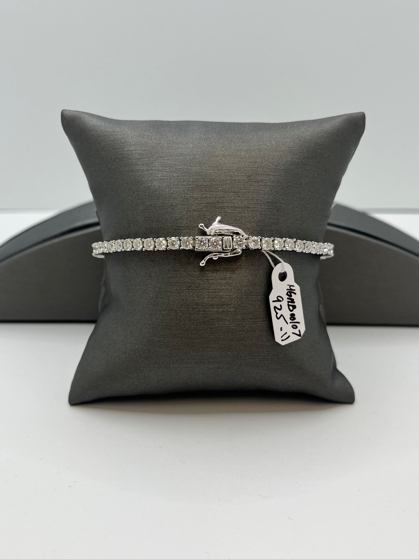 Moissanite Tennis Bracelet .925 Silver