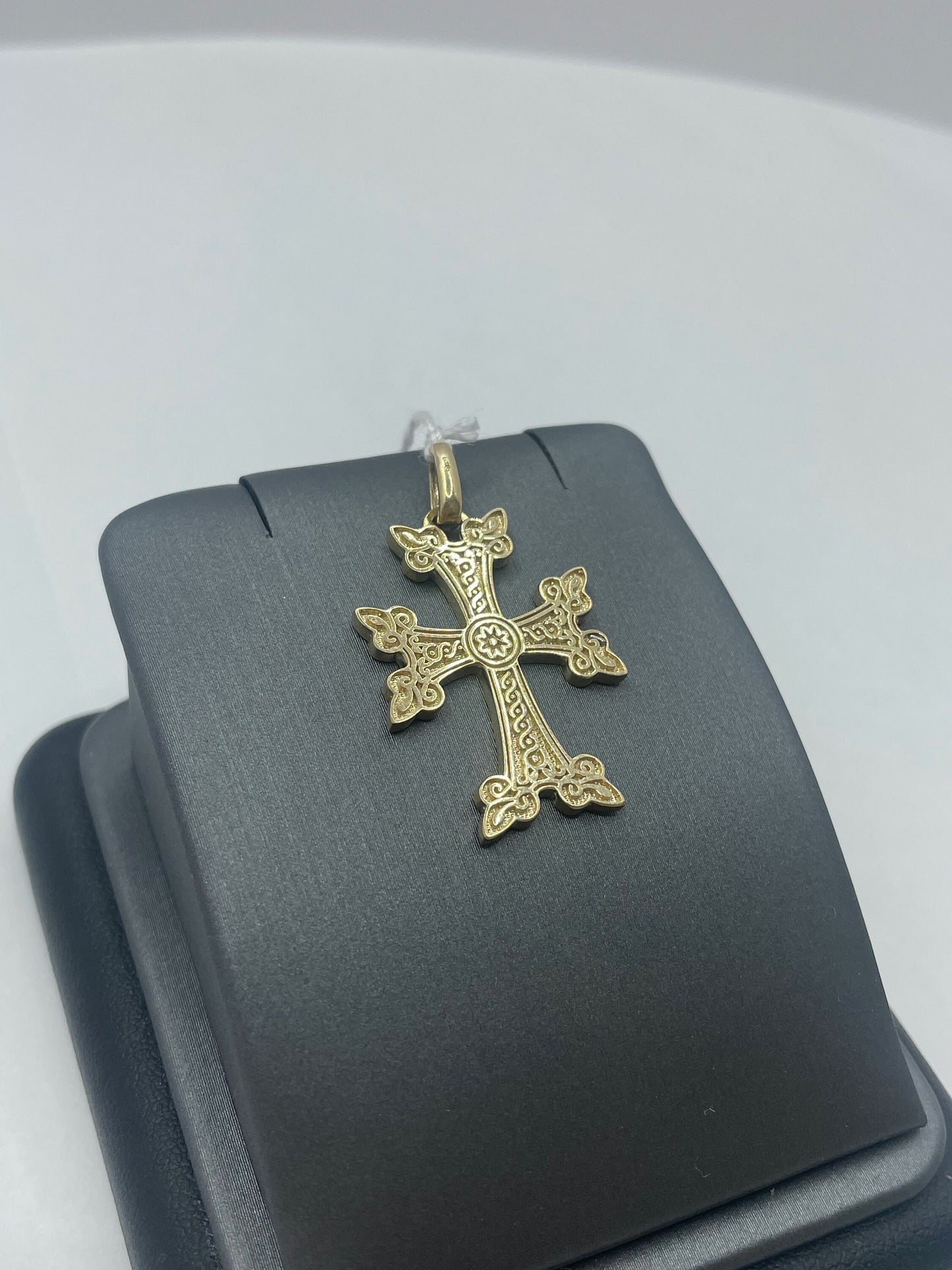 14k Yellow Gold Small Armenian Cross Pendant