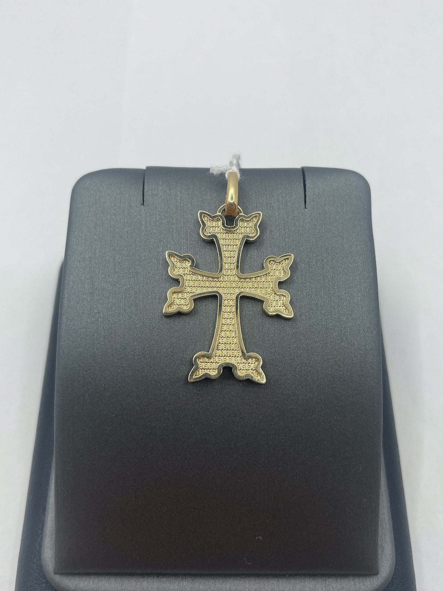 14k Yellow Gold Small Armenian Cross Pendant