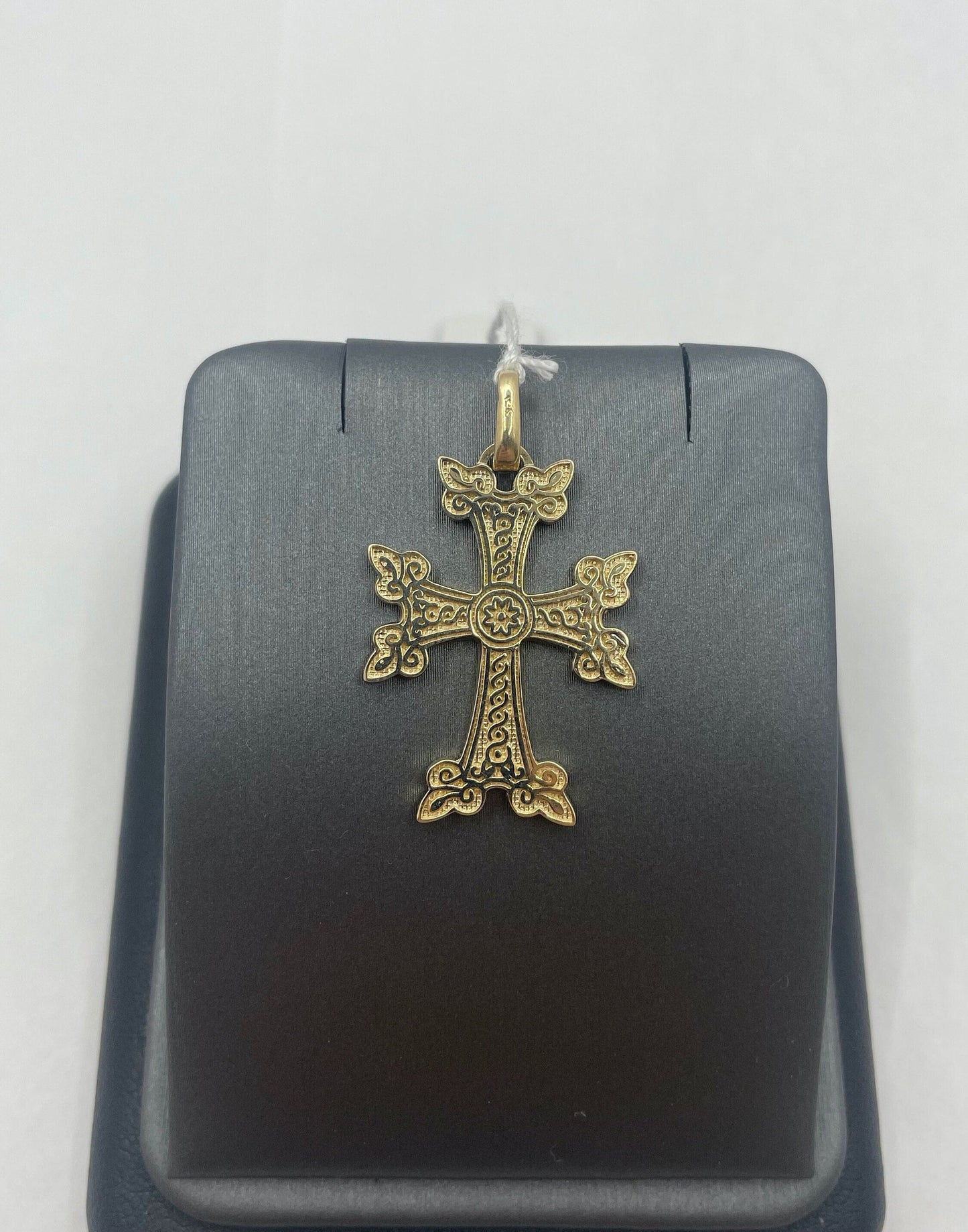 14k Yellow Gold Small Armenian Cross Pendant