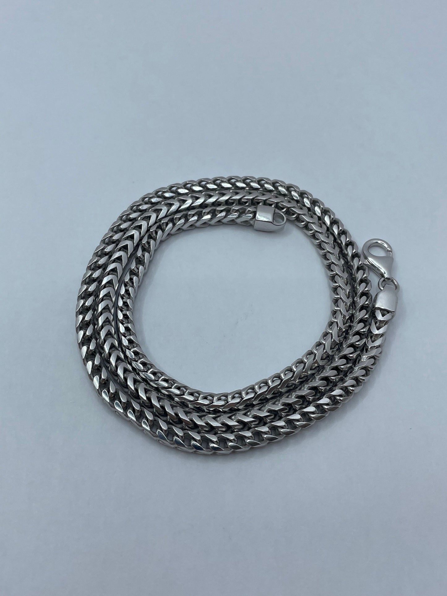 Franco Box Link Chain .925 Silver 22 inch