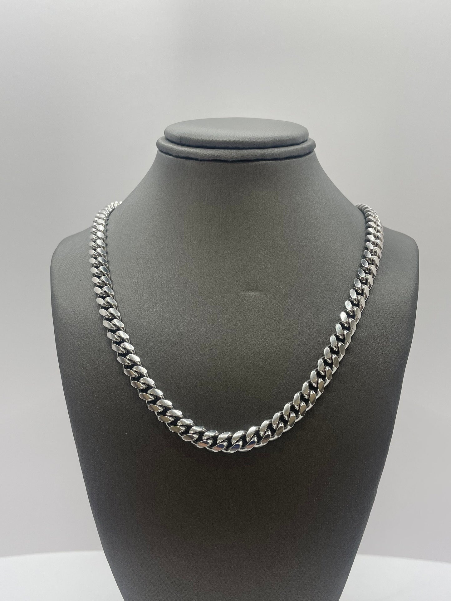 Miami Cuban Link Chain .925 Silver 24 inch