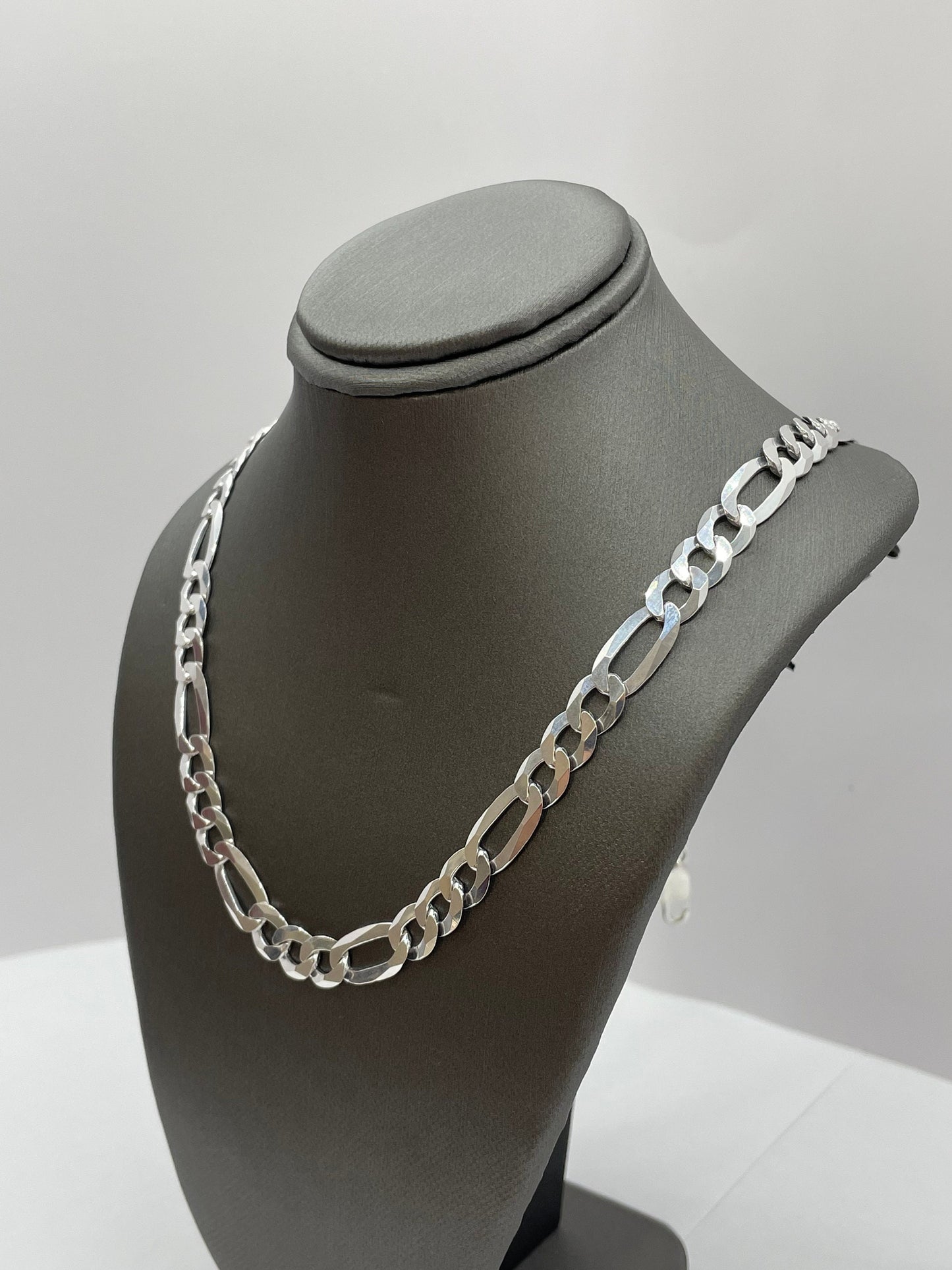 Figaro Link Chain .925 Silver 20 inch