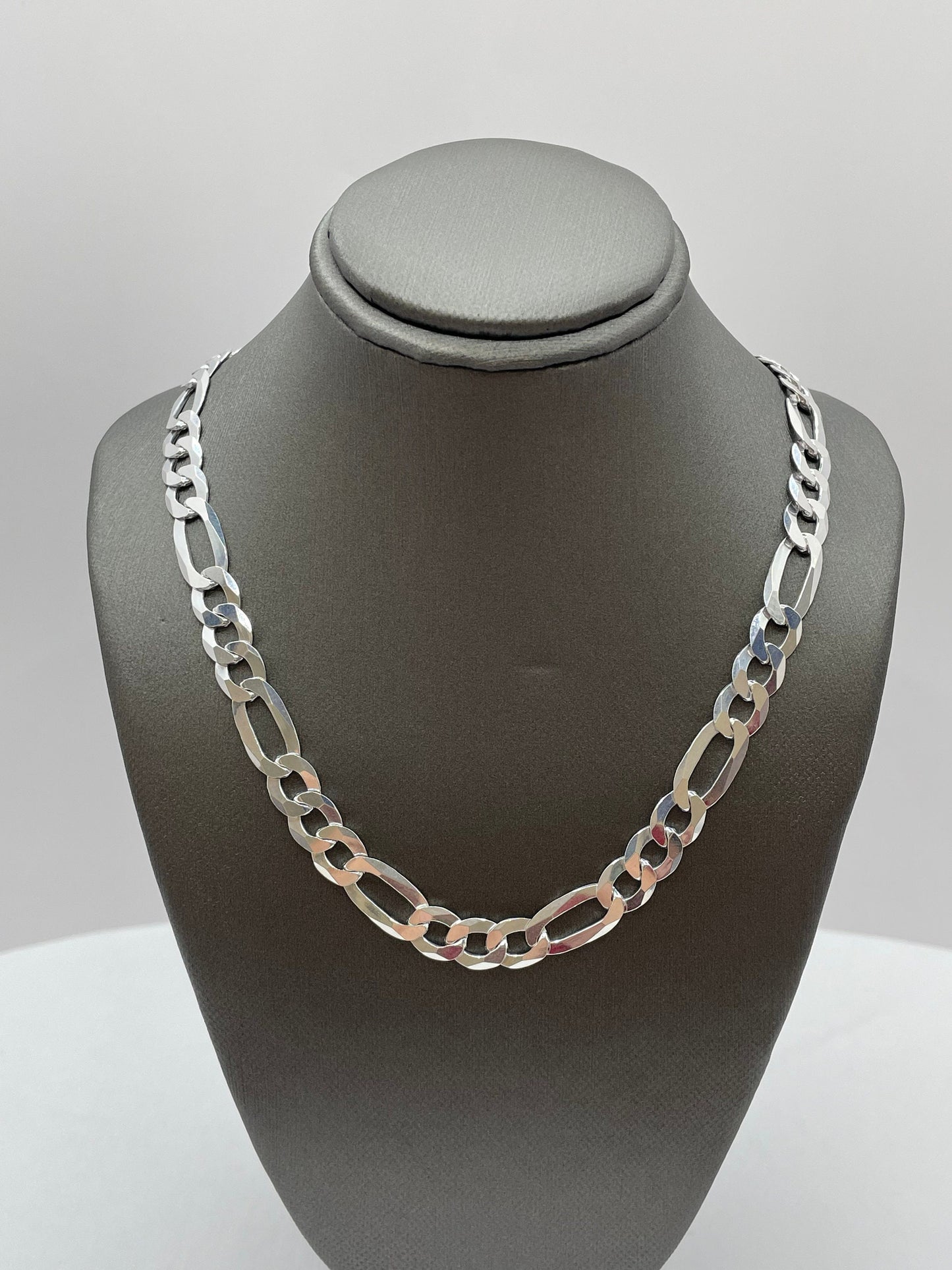 Figaro Link Chain .925 Silver 20 inch