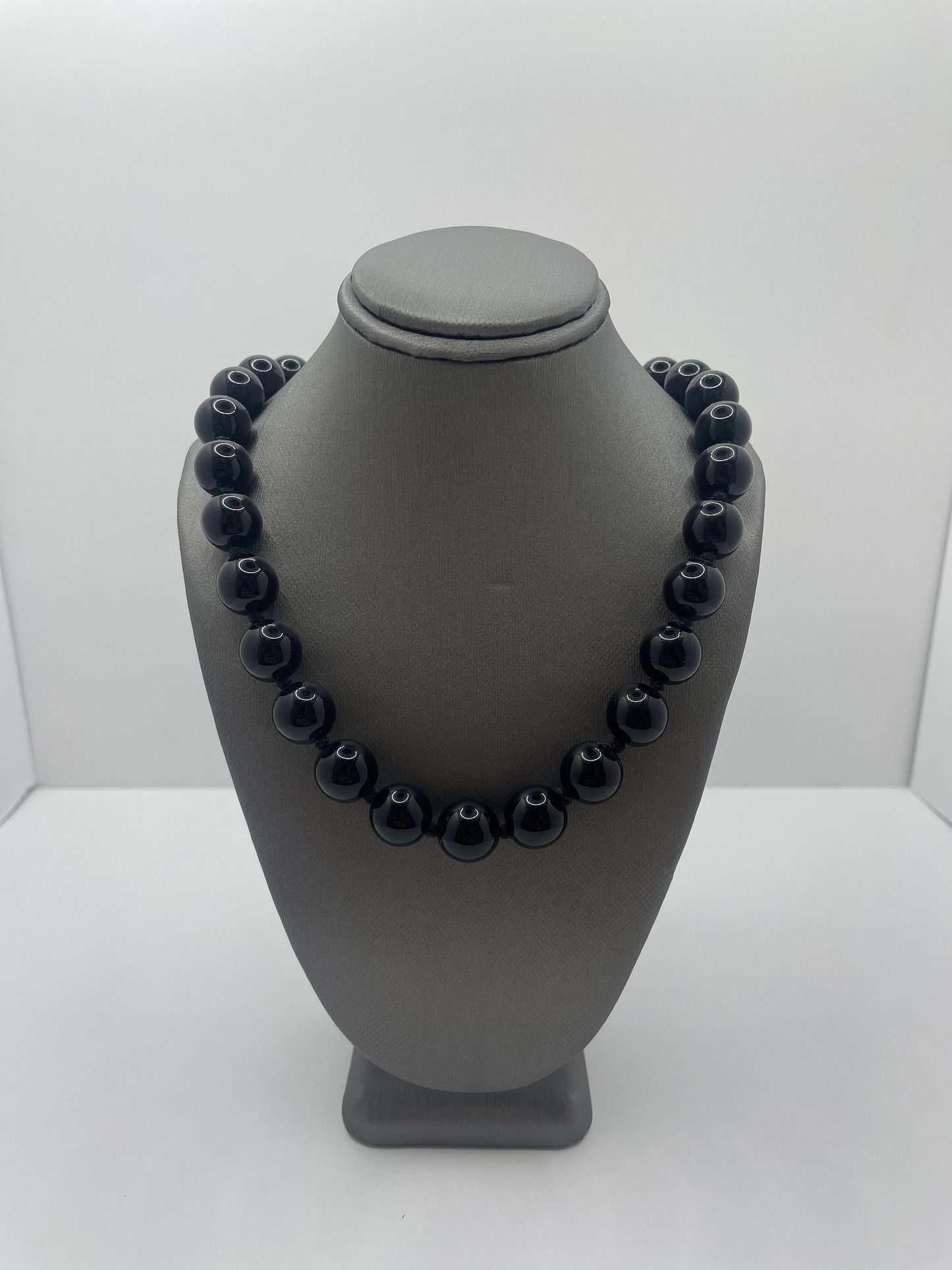 Onyx Beaded Necklace