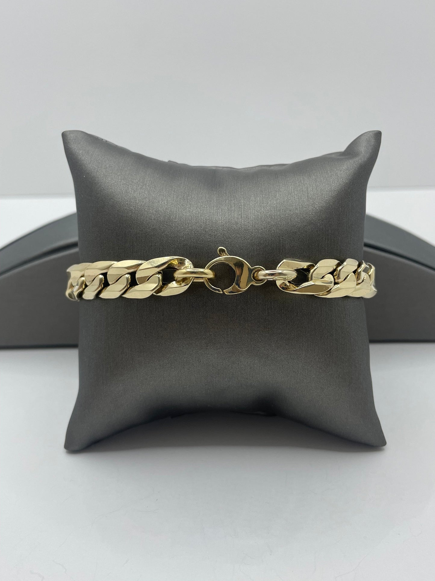 14k Yellow Gold Cuban Bracelet 8 inch